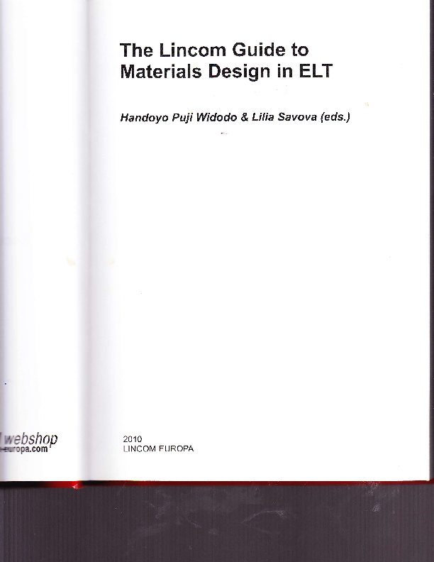 (PDF) ESP Materials Design Handoyo Puji Widodo Academia.edu