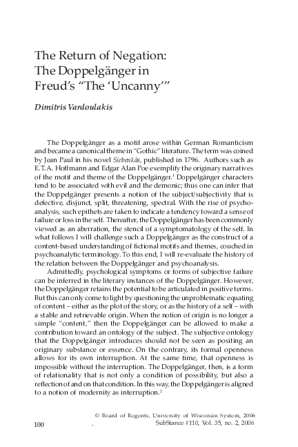 Freud negation explained image