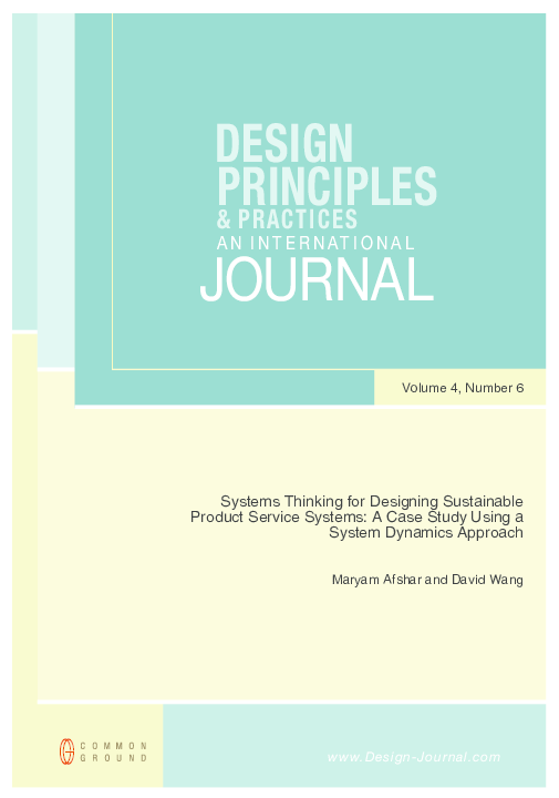 (PDF) Systems Thinking for Designing Sustainable Product Service ...