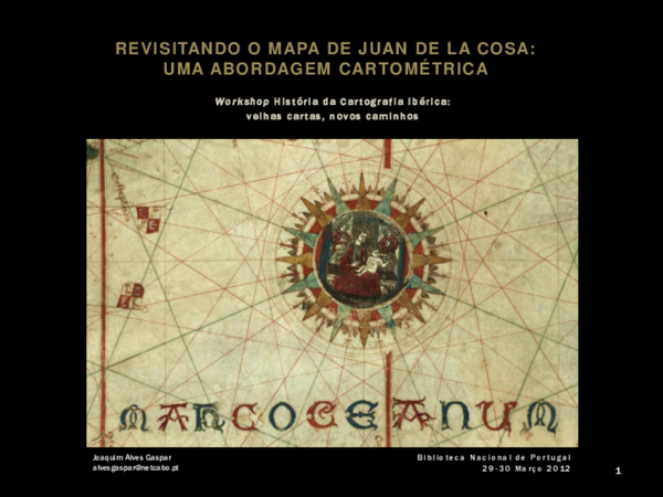 (PDF) Revisitando o planisfério de Juan de la Cosa (ppt)