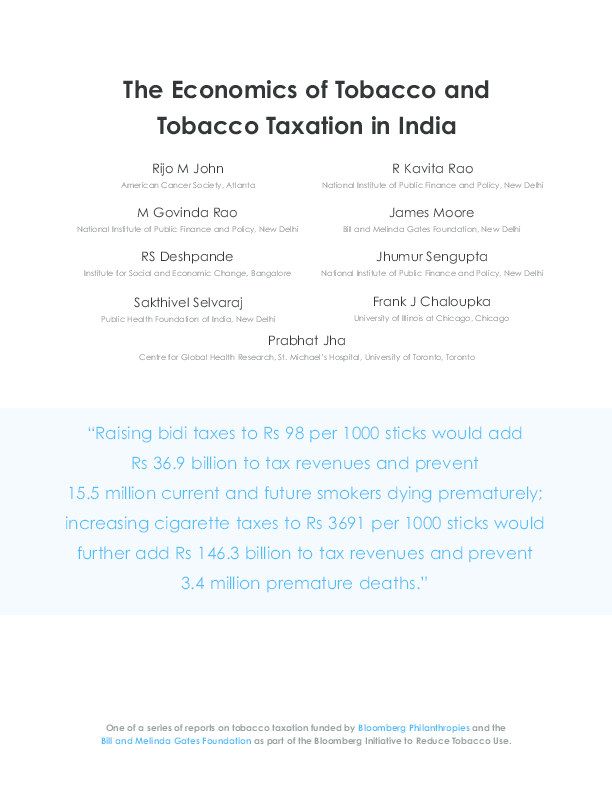 tobacco taxes in india Budget 2023: How rising on cigarettes are burning a hole the smoker's pocket Every 10 you spend on