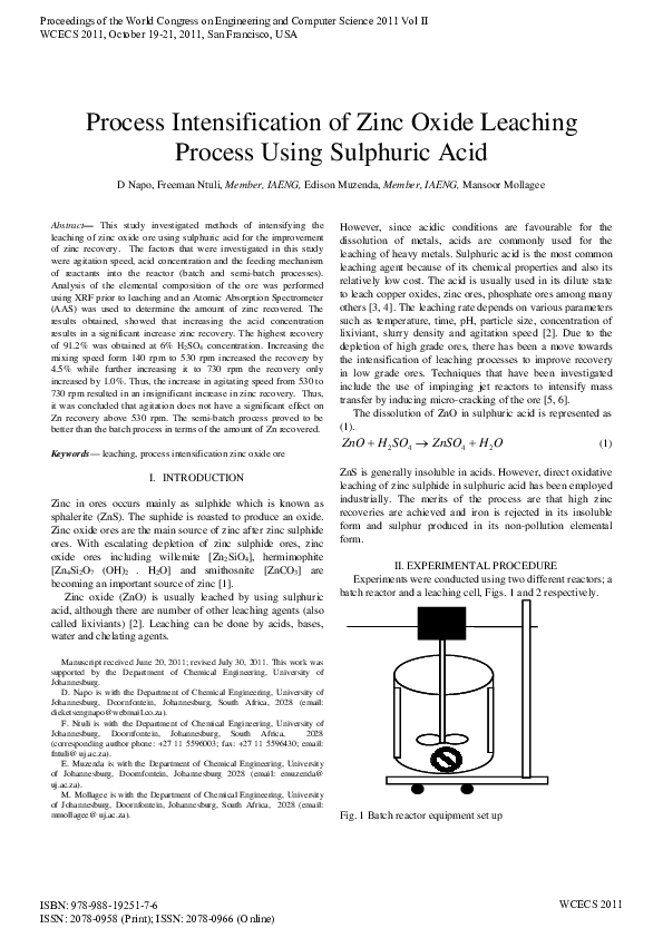 Characterization of zinc oxide nanoparticles image