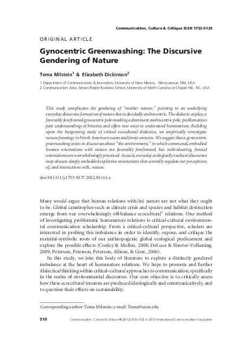 What is greenwashing in csr image