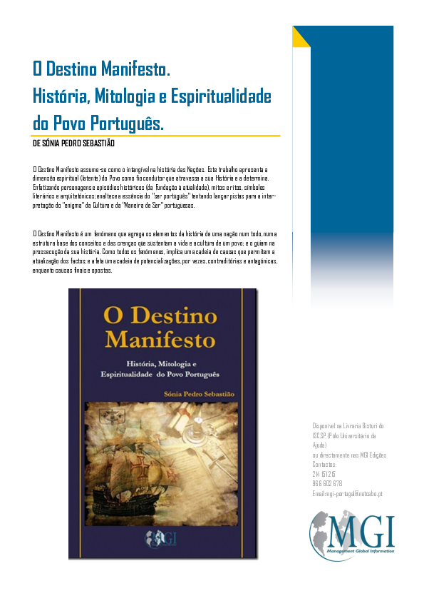 (PDF) O Destino Manifesto. História, Mitologia e Espiritualidade do ...