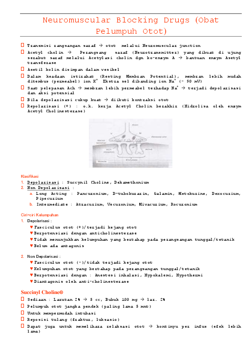 Neuromuscular blockers essay picture