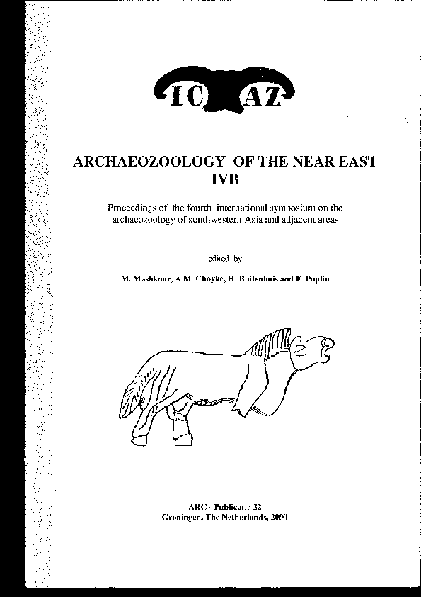 (PDF) Van Neer, W. et al. (2000). Fish as indicators of trade ...
