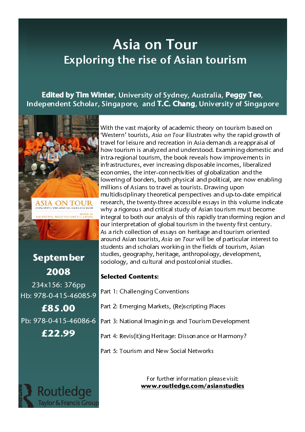 (PDF) Asia on Tour: exploring the rise of Asian Tourism