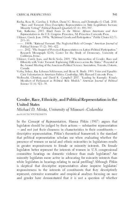 Thesis gender representation picture