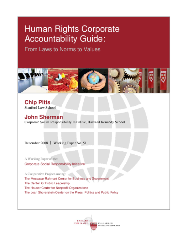(PDF) Human Rights Corporate Accountability Guide