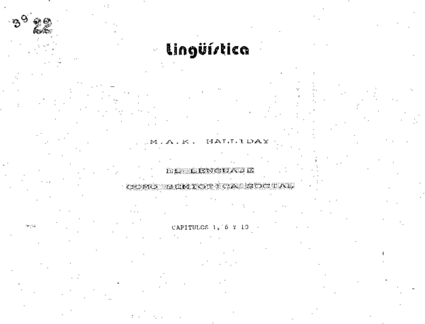El Lenguaje Como Semiótica Social Halliday Libro Pdf