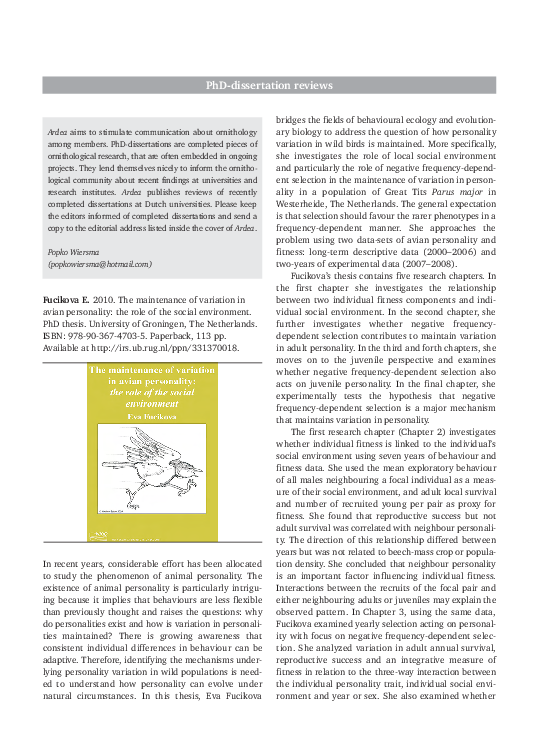 Thesis review comments sample picture