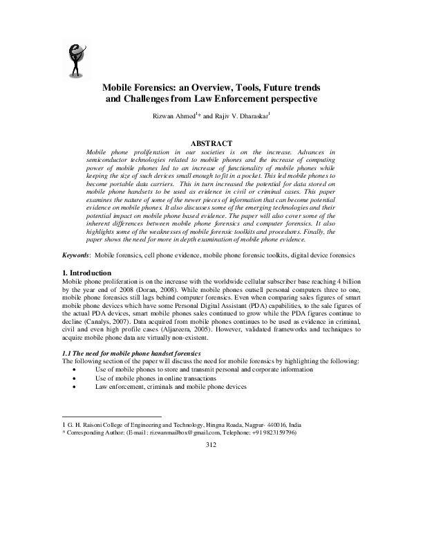 Forensic analyst picture