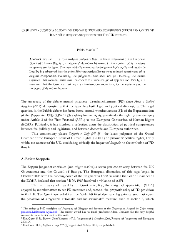 Essays on disenfranchisement picture