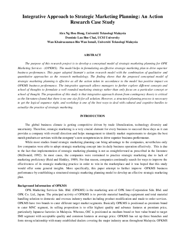 Action research case study examples picture