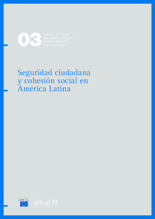 (PDF) Seguridad Ciudadana y Cohesión Social en América Latina