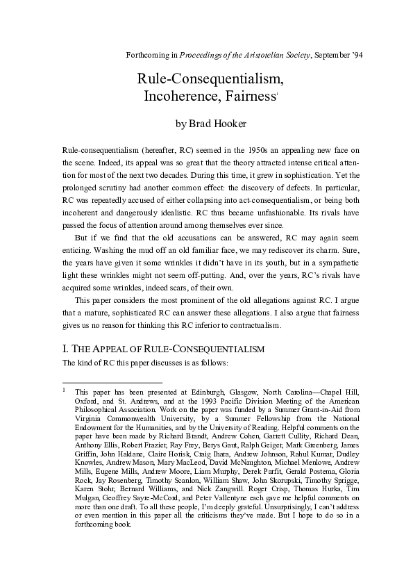 Consequentialism examples picture