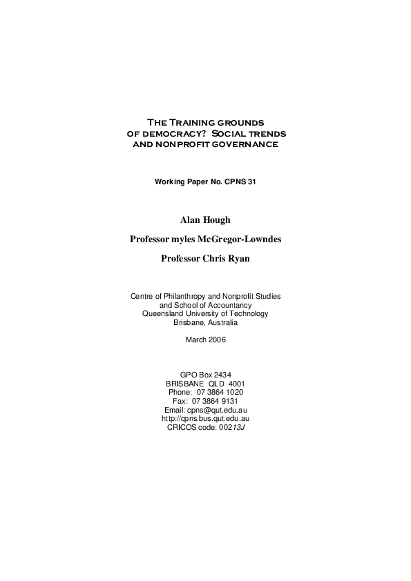 Democratic trends essay image