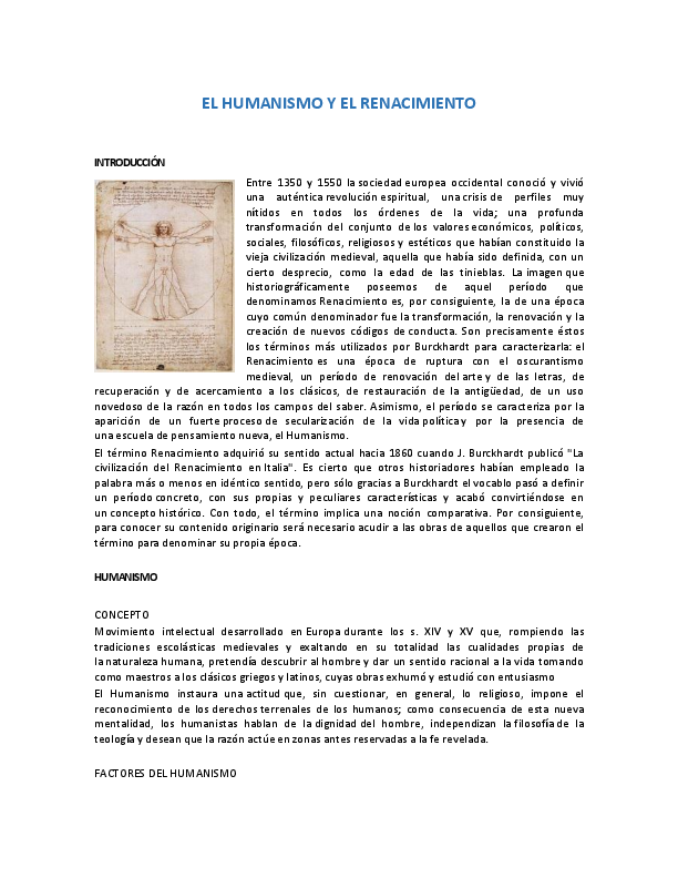 (DOC) Renacimiento y Humanismo Marco Sdb Academia.edu