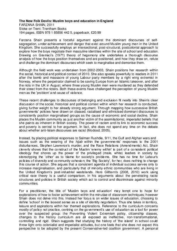 Folk devils essay 02 picture