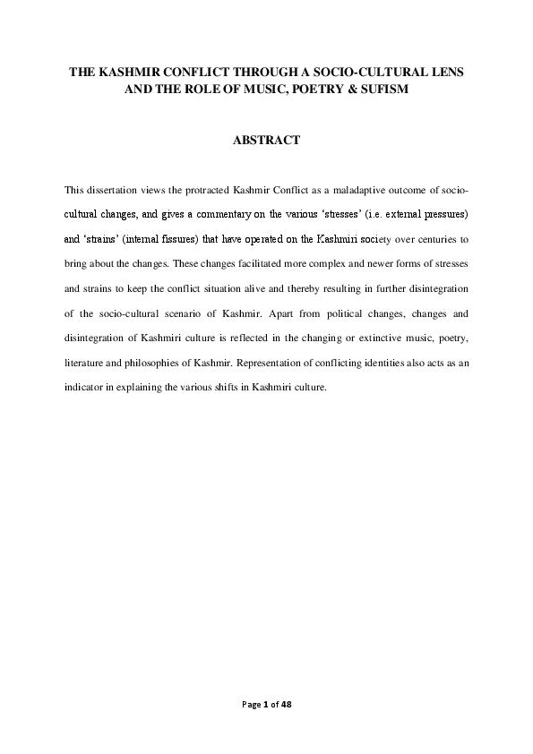 Thesis on kashmir issue pdf image