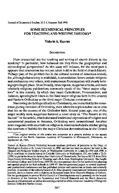 Is ecumenism biblical picture