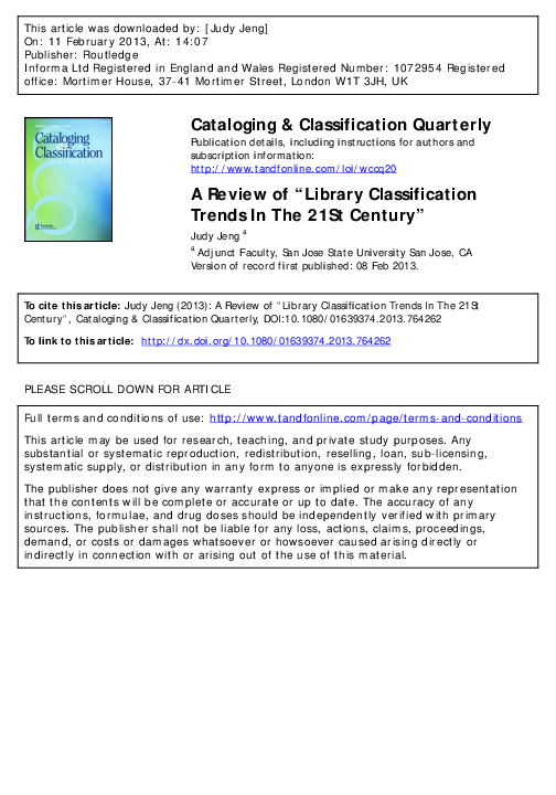 Library organisation picture