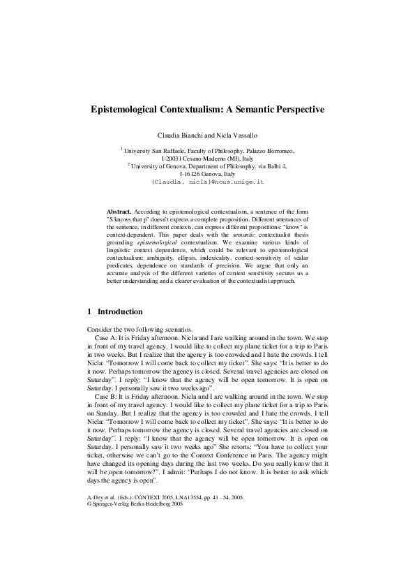 Contextualism examples picture