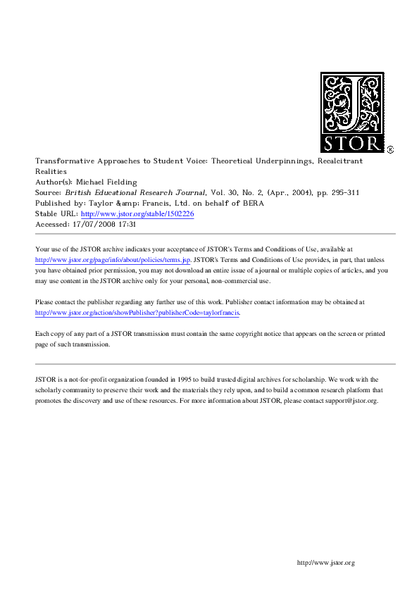 Theoretical underpinnings essay image