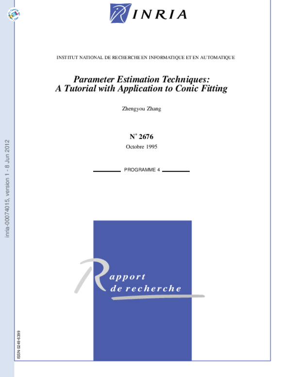 (PDF) Parameter estimation techniques: A tutorial with application to ...