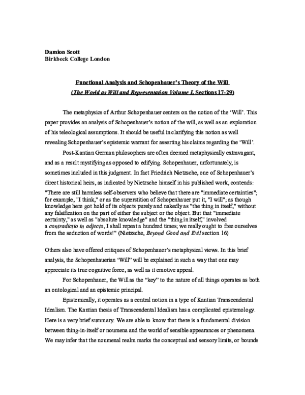 Schopenhauer books pdf image