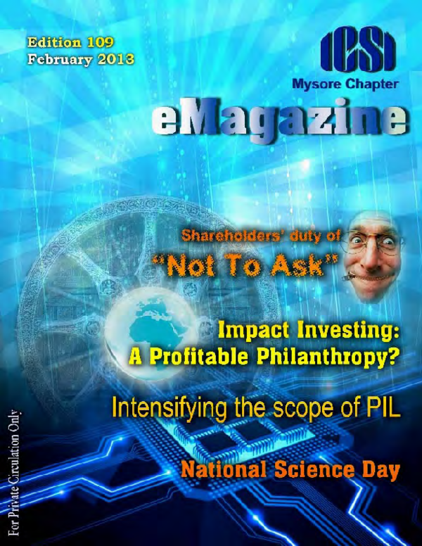 (PDF) 109 Edition of e Magazine February 2013