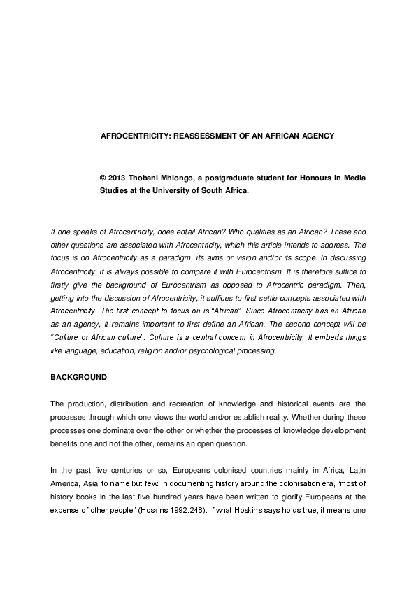 Afrocentrism egypt picture