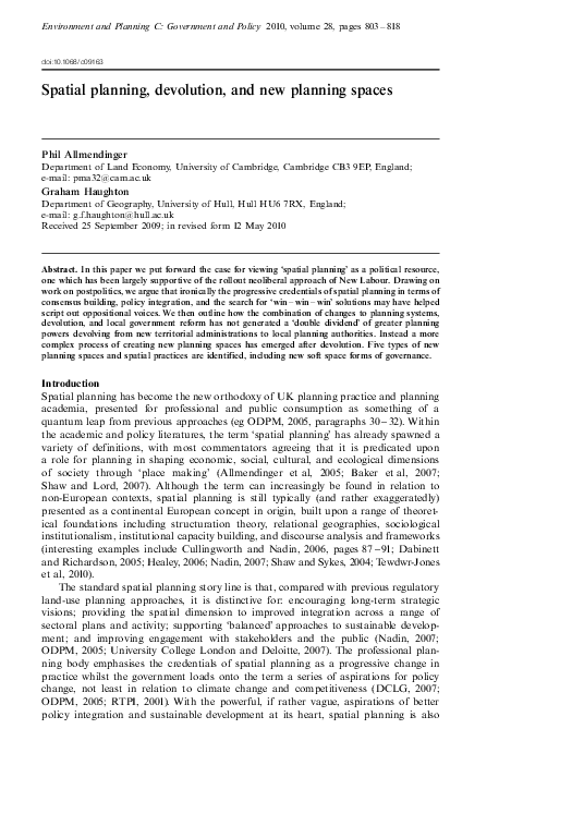 Urban planning picture