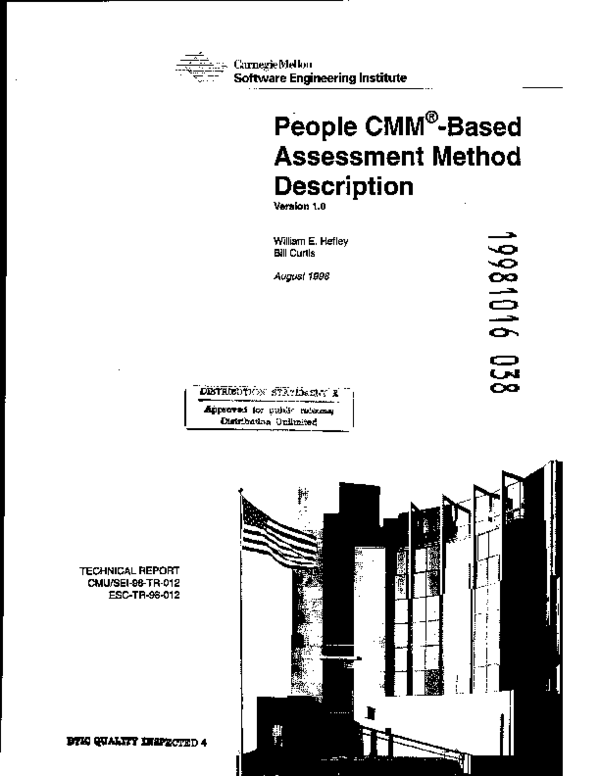 (PDF) People CMM-Based Assessment Method Description, Version 1.0