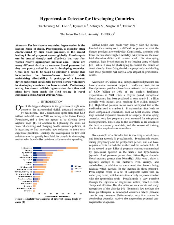 (PDF) Hypertension Detector for Developing Countries Gowri Jayaram