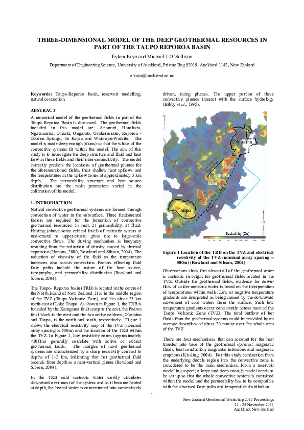 (PDF) Three-dimensional model of the deep geothermal resources in part ...