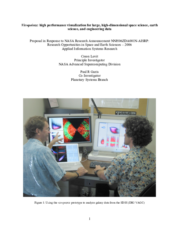 (PDF) Viewpoints: high performance visualization for large, high ...