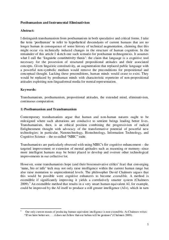 Posthumanism and fashion image