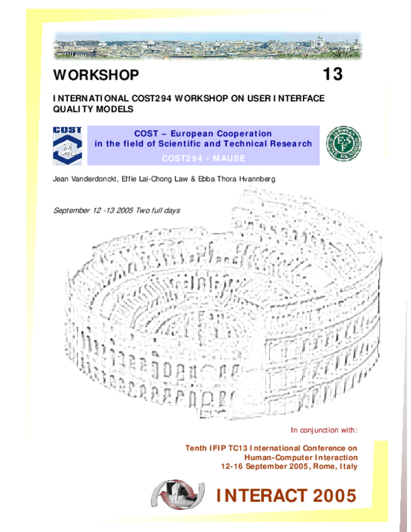 (PDF) Quality Models Involved in Automated Evaluation of Web Usability ...