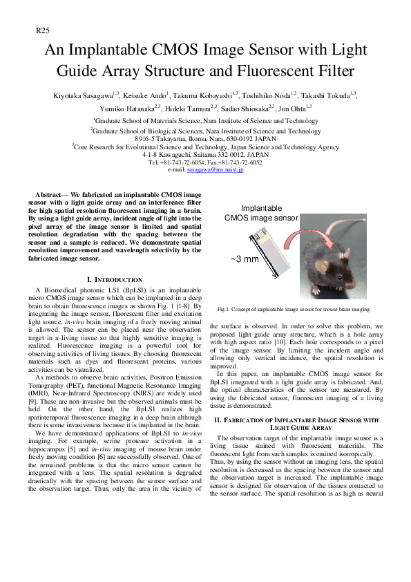 (PDF) An Implantable CMOS Image Sensor with Light Guide Array Structure ...