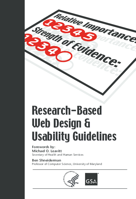 (PDF) Research-based web design & usability guidelines