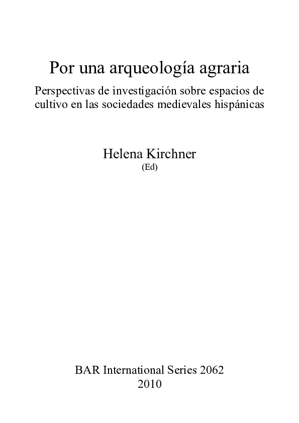 (PDF) Tierras ganadas. Aterrazamiento de pendientes y desecación de