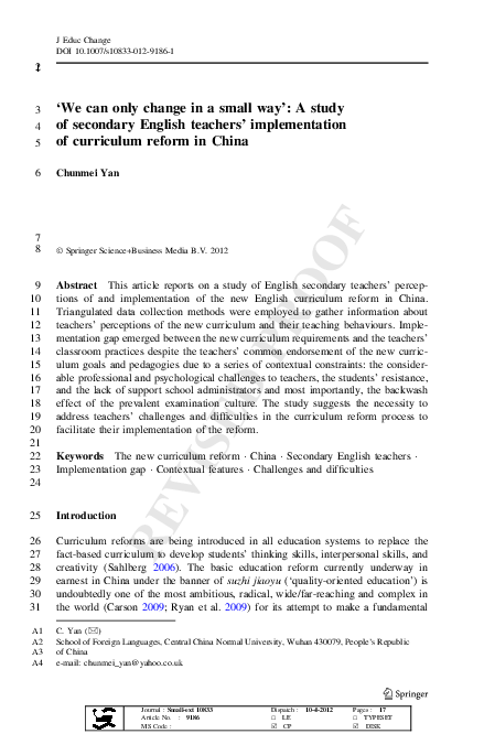 (PDF) 'We can only change in a small way': A study of secondary English ...