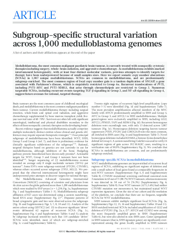 (PDF) Subgroup-specific structural variation across 1,000 ...