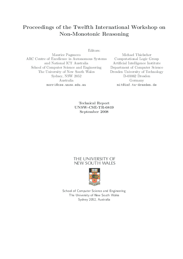 (PDF) An abstract argumentation framework for handling dynamics