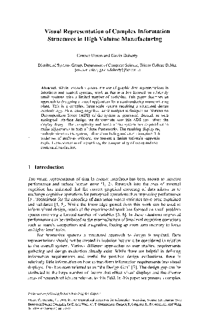 (PDF) Visual representation of complex information structures in high ...
