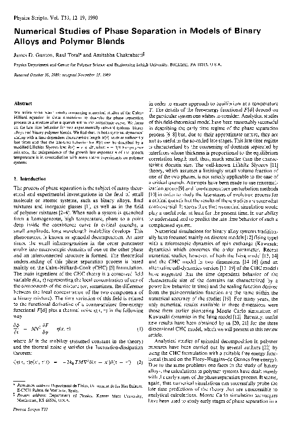 (PDF) Numerical studies of phase separation in models of binary alloys ...