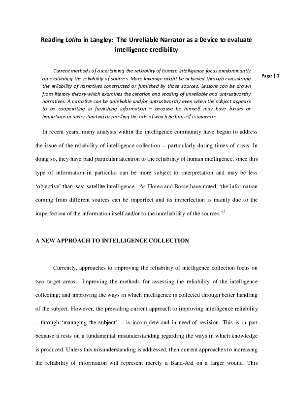 Unreliable narrator books picture