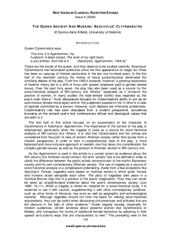 Essays on clytemnestra 06 picture