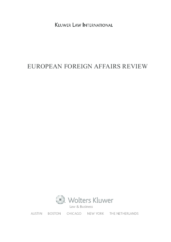 (PDF) EU and the Eastern Neighbourhood: Reluctant Involvement in ...